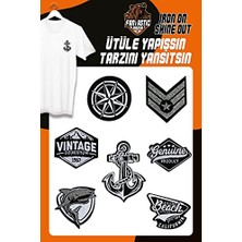 Ütü Ile Yapışan Dokuma Seti Patch Yama Denizci/beach Modeli