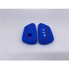 Parça Deponuz (1066) Silikon Anahtar Kılıfı, Koruma Kabı Volkswagen Golf 8 ile Uyumlu