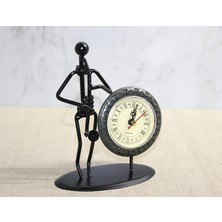 Pileli Store Pilelistore Metal Saatli Saksafon Çalan Müzisyen