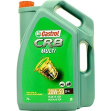 Castrol Crb Multi 20W/50 Cf-4 7l Ticari ve Ağır Vasıtalar Için Motor Yağı