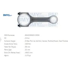 Piston Kolu   Premier 2.8d Bmy  K016301   BMY0407