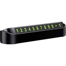 Happy Trend Araç Içi Aç Kapa Park Numaratör, Fosforlu Araç Içi Numaramatik, Araç Için Park Telefon Numarası, Oto Içi Sabit Telefon Numaramatik