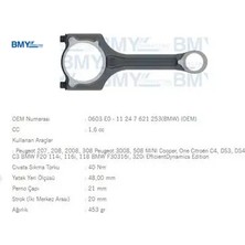 Bmy Piston Kolu 208-2008-308-3008-508-MINI-C4-DS4  Ep6 0603.E0
