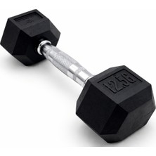 Epomix 10 kg Kauçuk Profesyonel Olimpik Hex Dumbbell ( Hex Dambıl - Altıgen Dambıl )