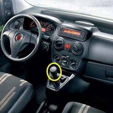 Vites Topuzu Siyah 5 Ileri Manuel Fiat Fiorino ile Uyumlu 2008-2023