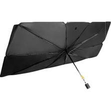 Araba Ön Cam Güneşlik Katlanabilir Güneşlik Şemsiye Ön Cam Gölgelik Büyük Boy 80 cm x 135 cm