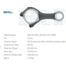 Bmy Piston Kolu    DUCATO-J10-JEST-DAILY 2.3jtd  07-> 504341501/ 504057276/ K016302/ 504386684