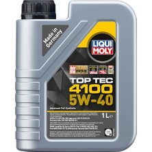 Liqui Moly Top Tec 4100 5W-40 1 Litre Otomotiv Bakım Ürünü