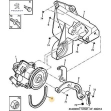 Alternatör Kayışı 6PK0710   106  5750.73 Peugeot 5750.ST
