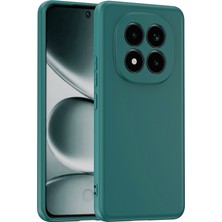 Case World Xiaomi Redmi Note 15 Proplus ile Uyumlu Kapak Kamera Korumalı Içi Kadife Lansman Silikon Kılıf - Yeşil