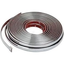 12 mm Nikelajlı Krom Çıta Nikelaj Şerit Yapışkanlı (1 Metre)