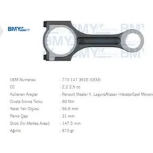 Bmy Piston Kolu  Master Ii-Movano-Laguna 2.2/2.5 /G9U 7701473615