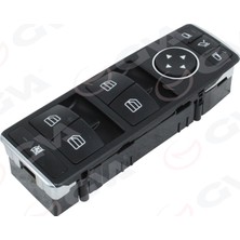 GVA Zengemtx Cam Acma Salteri On Sol Siyah. Ayna Katlamali Mercedes W204 S204 X204 W212