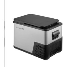 Ab 200S Araç Buzdolabı Gümüş 12/24 Volt Kompresör          [enerji Sınıfı E]