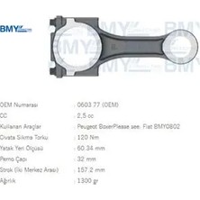 Bmy Piston Kolu  Boxer-Ducato-Master 2.8HDI/S9U 0603.79/ 500352497