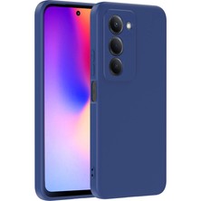 Case World Xiaomi Redmi 15 ile Uyumlu Kapak Kamera Korumalı Içi Kadife Lansman Silikon Kılıf - Lacivert