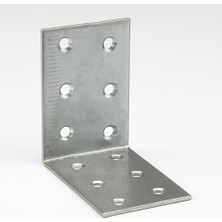 L Demir Gönye (25 Adet) 40X60X60 mm Metal Mobilya Bağlantı Aparatı Raf Köşe Sabitleme Demiri