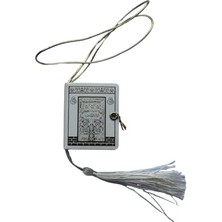 Araba Kuranı Krem Renk Mini Kuran Dikiz Aynasına Asmalık