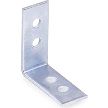 Mobilya Dolap Köşe Bağlantı Sabitleme L Demir Gönye 35X35X15 mm (25 Adet)