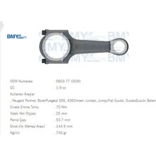 Bmy Piston Kolu     Partner-Expert-Scudo Dw8/xud9 0603.77