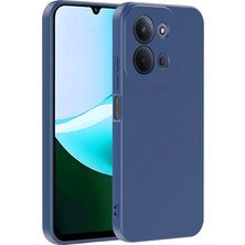 Case World Xiaomi Redmi 15C ile Uyumlu Kapak Kamera Korumalı Içi Kadife Lansman Silikon Kılıf - Lacivert