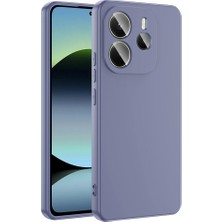 Case World Xiaomi Redmi Note 14 4g ile Uyumlu Kapak Kamera Korumalı Içi Kadife Lansman Silikon Kılıf - Petrol Mavisi