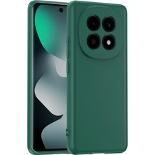Case World Xiaomi Redmi Note 15 5g ile Uyumlu Kapak Kamera Korumalı Içi Kadife Lansman Silikon Kılıf - Yeşil