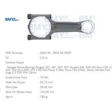 Bmy Piston Kolu  307-308-406-407-PARTNER-EXPERT DW10TD 0603.90