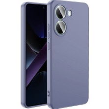 Case World Xiaomi Poco X7 Pro ile Uyumlu Kapak Kamera Korumalı Içi Kadife Lansman Silikon Kılıf - Petrol Mavisi