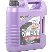 Liqui Moly Synthoil High Tech 5W-40 4 L Otomotiv Bakım Ürünü