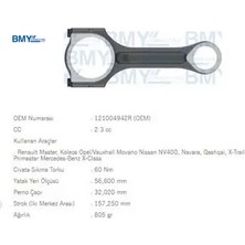 Bmy Piston Kolu     Master Iii 2.3dci-Koleos-Movano  2010-> / 121004942R/ 121004942R