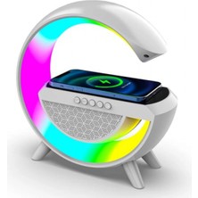 Pileli Store Pilelistore Akıllı Masa Lambası Hoparlör LED Işık Kablosuz Şarj