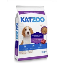 Katzoo Yavru Köpek  Maması 3 kg Kuzu & Pirinç