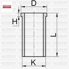 Motor Gömleği 81MM 050 R 11-21 1700 Cc. Flash   Yenmak 51-65906