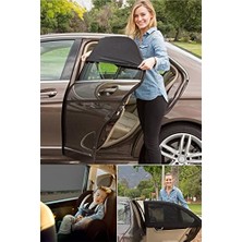 Tineke Araba Araç Oto Yan Cam Güneşlik Örtü Perde Kılıf Güneşliği Araba Anne Bebek Emzirme Perdesi 1 Adet