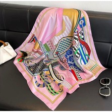 Venüs Design Desenli Şal-Fular 70X70