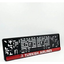 Turkish Airlines Takmatik Pleksi Oto Plakalık (2 Adet)