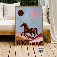 Persona Istanbul Artificial Collection "kozmik Bir Döngünün Izdüşümü" - Folklorik Sürrealist Poster (Çerçevesiz)