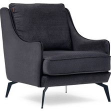 Polka Sofa Neo Sırt Minderli Berjer Keten