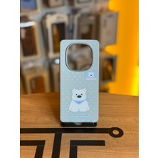 Avcı Teknoloji Market Redmi Note 14 Pro Uyumlu Özel Tasarım Sevimli Figürlü Deri Dokulu Telefon Kılıfı