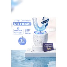 Ensiga U Tipi Mavi Işık Destekli Otomatik Diş Fırçası | 360° Derin Temizlik