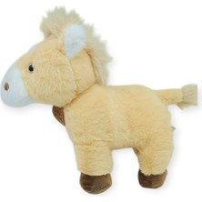 Peluş Hayvanlar Sesli 30 cm At - Açık Kahverengi (Lisinya)