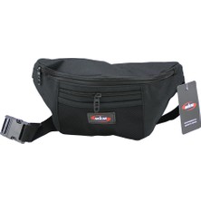Lunaev Bodybag Omuz Çanta Çarpraz  3 Fermuarlı Bölme + 1-Fileli Açık Bölme  12X10X25CM