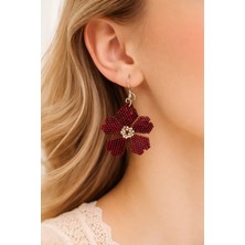 Iz Jewel El Yapımı Miyuki Çiçek Küpe