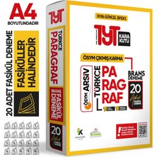 İnformal Yayınları 2026 YKS TYT PARAGRAF Karma Kara Kutu Branş Deneme 20'li Fasikül Paketi Üniversite Hazırlık