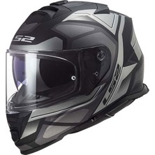 Ls2 Storm Faster Mat Titanium Kask