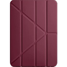 Paradise Sda  Huawei Matepad Pro 12.2 2025 Kalemlikli Mars Tablet Kılıfı - Mürdüm 4523