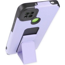 Paradise Sda  Xiaomi Redmi 9c Kılıf Mega Standlı Silikon - Lila 4523