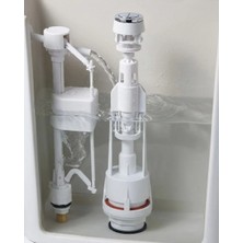 SHC4200 Basmalı Klozet Rezervuar Iç Mekanizması Ayarlanabilir Su Seviyeli Tahliye Sistemi