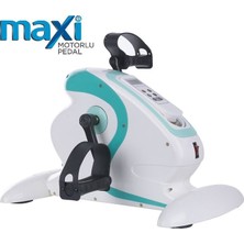 Maxi Motorlu El Kol Ayak Egzersiz Pedalı Ev Tipi Elektrikli Bisiklet Beyaz Renkli Kullanım